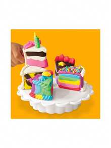 Play-Doh Super Slice Cake Playset Age 3+ 1 Player G0497 - Multicolor - View 9