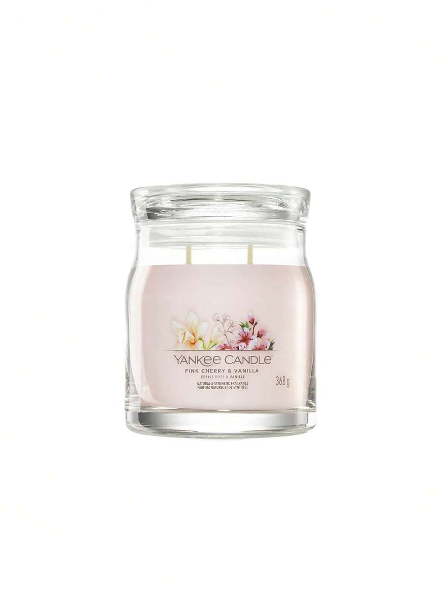 Yankee Candle Pink Cherry & Vanilla Signature Medium Jar Candle 368 G - one-size - View 1