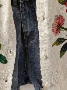 GlowEve Women's Floral Print V-Neck Button Front Long Sleeve Cardigan