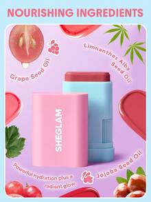 SHEGLAM Glass Glow 腮紅棒-Stunner 品牌 美容 化妝 化妝品 適合女性與女孩 完美搭配冬季 Y2K 時尚 流行 生日禮物 假期 派對準備就緒 最佳顏色