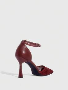 CUCCOO SZL Women Pumps Valentine's Day - Burgundy - View 8