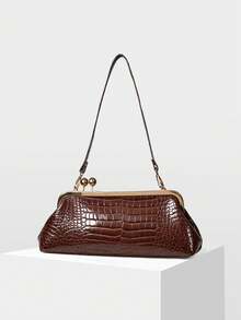 MOTF PREMIUM LADIES' BANQUET BAG, LADIES' HAND-HELD BAG, LADIES' HANDBAG - Brown - View 1