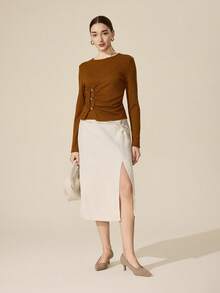 CUCCOO BASICS Women's Elegant Pointed Toe Pumps For Commuting Valentine's Day - Brown - View 3