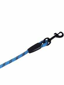 1pc Round Rope Pet Leash, Suitable For Long-Distance Dog Walking, Sturdy . - Blue - View 4
