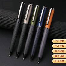 1PC Premium Executive Ballpoint Pen | Stylish Design, Smooth Writing, Metal Body With Unique Patterns | Ideal For Office Gifting Back To School - 689 - View 3