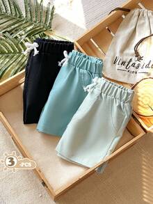 Vintaside Kids Bộ quần áo ngắn nhiều mảnh thời trang mùa hè cho bé trai, kiểu dáng thường ngày. - Nhiều màu - Xem 5