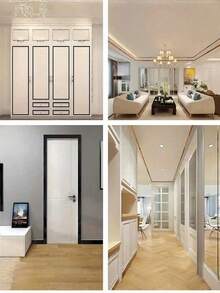 5-Meter Stainless Steel Modern Decorative Wall And Ceiling Trim - Mirror-Polished Modern Roll Material, Suitable For Living Room DéCor. - Gold - View 3