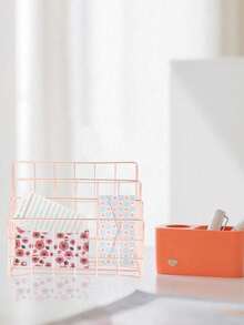 Multi-Layer Storage Shelf For Letters And Books, Minimalist Home Decor Back To School