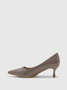 CUCCOO BIZCHIC Women Pumps Valentine's Day - Glossy Grey - View 10