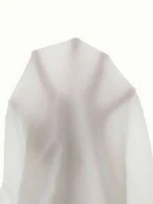 GlowEve Casual Women's 4-Pack Knitted Fabric Crew Neck Tee Bodysuit Plain Print Short Sleeve Semi-Sheer Multicolor - Multicolor - View 6