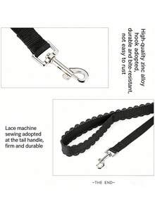 1pc Pet Leashes Are Available In 3/6/10/15 Meter Lengths. They Are Suitable For Long Distances, And Can Be Used To Leash Pets. Suitable For Small, Medium, And Large Dogs. - Black - View 4