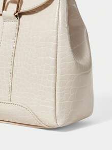 SHECARRY Fashionable Versatile Handbag Commute Bag, Fashionable Burgundy Bag, Bag For Women Elegant Valentines - White - View 6