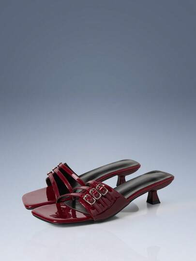 CUCCOO GRLICON Women's High Heel Sandals, Y2K Style, Punk Rock, Biker, Cool Girl, Suitable For Halloween, Christmas, Party Valentine's Day