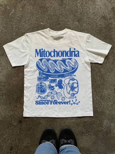 Glimmora Women's Casual Letter Print Round Neck Short Sleeve T-Shirt, Summer