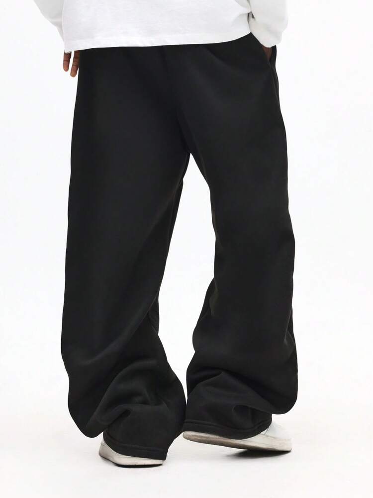 Baggy Sweatpants With Metal Eyelet Panel