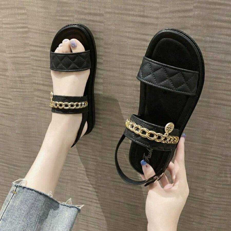 Women Platforms & Wedge Sandals - Black - View 1
