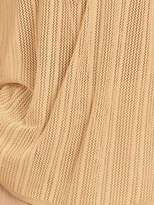 HIMLAND Men's Knitted Casual Loose Fit V-Neck Short Sleeve Shirt Men Tops Oversized Tunic Men Men Beach Tops Men Summer Top Knit Top Men - Yellow - View 5