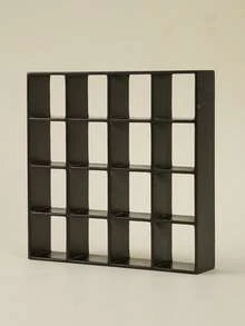 Rak Display 1/4 Bagian, Rak Penyimpanan Furnitur Mini 16 Grid - Model Saku Rumah Portabel, Dilengkapi dengan Lemari Display Elegan, Dapat Meningkatkan Pesona Koleksi Anda, Rak Buku, Braket Dinding, Dekorasi Pemandangan Rumah Mini - MultiWarna - View 8