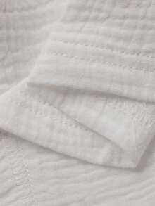 Livesso 2pcs Women Heart Pattern Collar Loungewear Set, Autumn/Winter - White - View 7