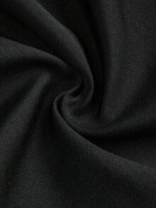 Heiryn Elegant Metal Buckle Waist Suit Jacket For Women, Office Commute Suits For Women Black Jacket Black Blazer For Women - Black - View 8