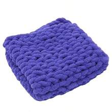 500g Sợi Chenille siêu thô, Đường kính 2cm - Chăn đan tay tự làm, Kết cấu nhung, Sợi Polyester mềm & dày để móc và đan Gối ấm cúng, Chăn, Thảm, Giường cho thú cưng, Tổ cho thú cưng, Gối, Khăn quàng cổ, Mũ, Túi đeo chéo, Búp bê, Đồ chơi cho thú cưng và các Dự án thủ công móc - Nhiều màu - Xem 14