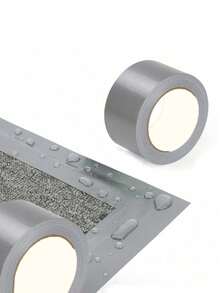 1 Roll Aluminum Foil Tape, Self-Adhesive Waterproof Caulk Strip For Bathtub Shower Seal, Bathroom Kitchen Repair - Multicolor - View 3