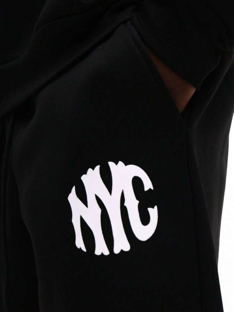 NYC Logo Hoodie And Sweatpants Set