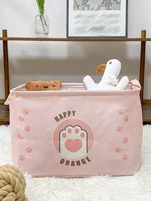 PETSIN 1 pezzo Cestino portaoggetti per animali domestici per San Valentino, con varie specifiche tra cui scegliere. È pieghevole e impermeabile, adatto per riporre giocattoli, snack, accessori da scrivania e organizzazione decorativa per la casa - Multicolore - Visualizzare 11