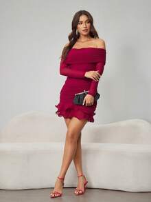 CUCCOO SZL 女士尖头搭扣设计时尚日常穿搭高跟凉鞋 - 紅色 - 查看 10