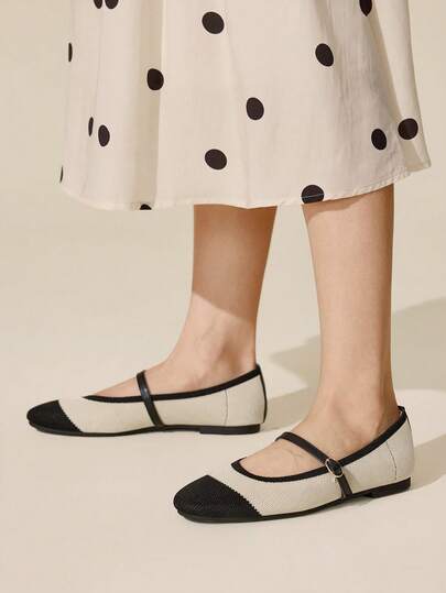 CUCCOO BASICS 女士搭扣设计休闲时尚平底鞋