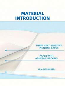 100/ 200PCS White Thermal Shipping Label Paper 4X6 Inches Compatible With Label Printer For Packaging Mailing Business Home Office Use Multipurpose Sticker Adhesive Paper Holiday - White - View 7