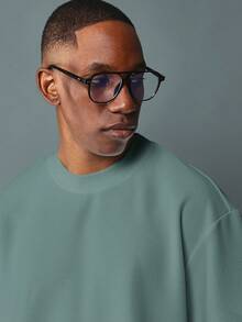 Áo thun tay ngắn dáng rộng SUMWON cổ tròn chất liệu jersey, kiểu dáng thường ngày, thích hợp cho mùa hè và xuân. - Màu xanh Bạc hà - Xem 4