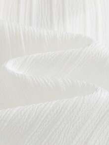 Cozy Pixies 2pcs/Set Young Boys Palm Tree Pattern Lapel Short Sleeve Button-Up Textured Fabric Shirt Set - Multicolor - View 5