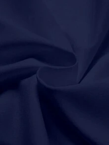 Manfinity Dauomo Áo thun nam tay ngắn in khẩu hiệu thường ngày, mùa hè - Màu xanh hải quân - Xem 5