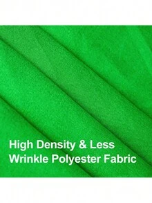 GAINVANE 色键绿幕背景布，加厚绿色幕布背景，带杆袋，全套直播配件 - 綠色 - 查看 5