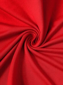 Manfinity Homme 男女通用加大码情人节爱心手绘图案红色圆领短袖T恤 - 彩色 - 查看 4