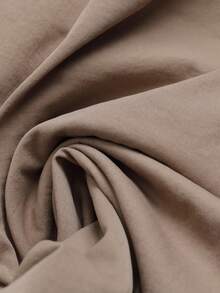 GlowEve 女士裹身长袖上衣和系腰半裙优雅两件套 - 卡其色 - 查看 7