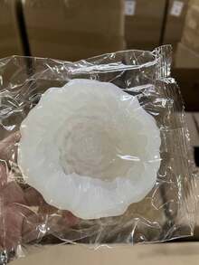 1 khuôn silicon tự làm hình hoa mẫu đơn 3D mô phỏng, khuôn hoa nhiều cánh, khuôn nến thơm, khuôn thạch cao, khuôn nhựa, khuôn trang trí bàn làm việc, khuôn cây cảnh, khuôn xà phòng. - khuôn silicone trắng - Xem 7