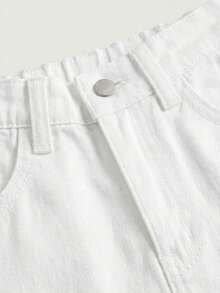 SHEIN Girlism Tween Girls Y2K Punk Trending Halloween Printed Loose Fit Baggy Wide Leg Jeans Pants,Girls Fall Clothes Back To School Streetwear Outfits