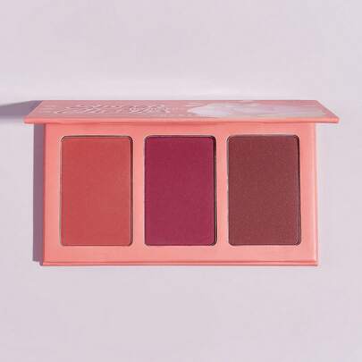 SHEGLAM Sweet Cheeks Blush Trio – Sunset Cruise, 3-Farben-Puderrouge-Palette, Lichtecht, Vielseitig Einsetzbar, Nicht Fettend, Schimmernd, Leicht, Samtig, Geschmeidiges Rouge, , Weihnachten, , Pink, Braun, Lila, Rosa Rouge Rare Marke SchöNheit Make-Up Kosmetik FüR Damen MäDchen Perfekt FüR Sommer FrüHling Ideal FüR Y2K Schick Elegant Mode Geeignet FüR Geburtstag Muttertag Geschenk Festival Party Fertig Beste Farbe