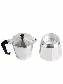 Zazumi Classic Italian-American Espresso Maker - 10.14oz Aluminum Stovetop Coffee Pot, Manual Operation, Perfect For Home & Restaurant Use Back To School - Multicolor - View 7