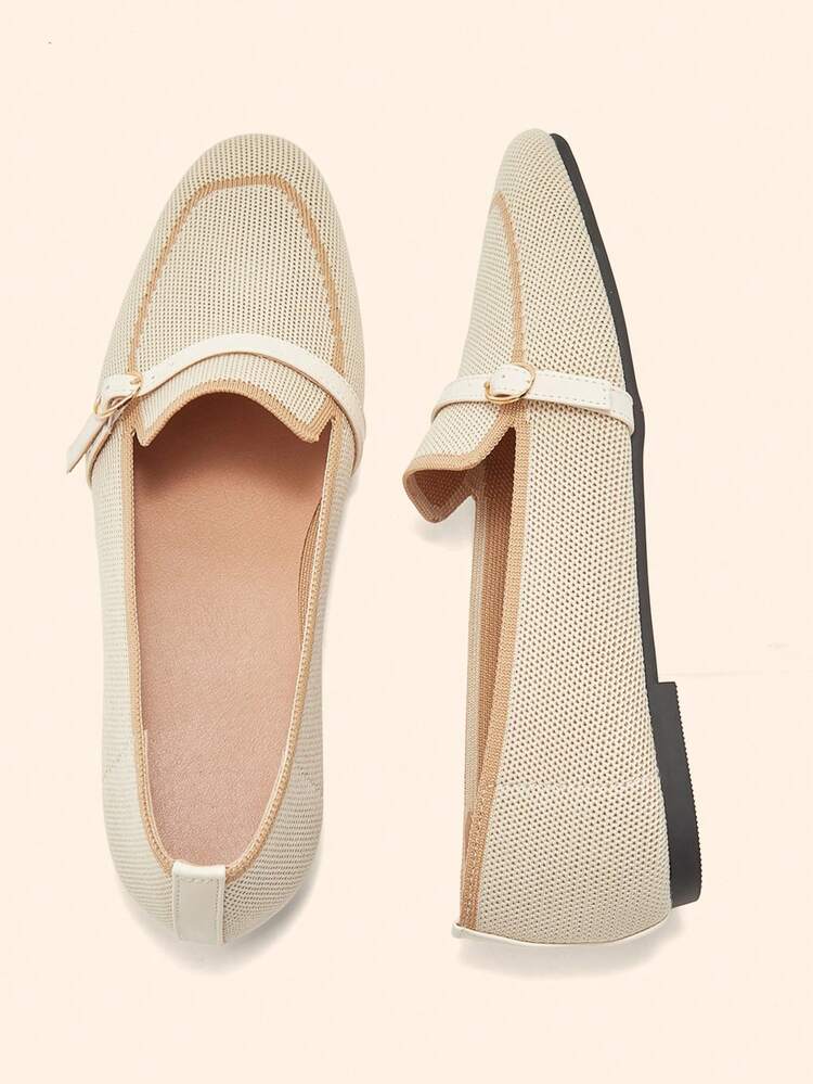 CUCCOO BASICS Women's Casual Versatile Commute Simple Buckle Flats Valentine's Day