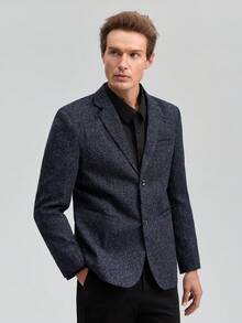 Officeau 男士时尚商务尖领西装外套