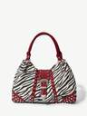 Viva Strut Ladies, Women Shoulder Bag, Hobo Bag , Zebra Print, Animal Print, Metal Diamond Buckle, Fashionable, Personalized, Simple, Versatile, Street, Sweet And Cool Girls, Hot Girls, Y2k, Retro, Rivets, Vintage, Teenagers