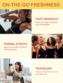 SlowSunday男女通用走珠式止汗香体露，清新椰香蜜桃味，不含对羟基苯甲酸酯，经认证无动物实验，纯素配方，有效抑制异味长达24小时，是情人节、斋月、斋月聚会和派对的理想之选。 - 清新香調 - 查看 4