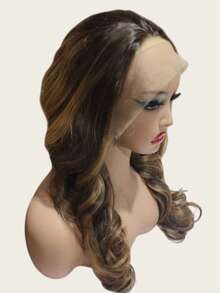 MECRY 真人前额发假发 6-36 英寸蕾丝前额假发 13X4 13*6 4*4 5*5 和 13*1 黑色水波纹蕾丝前额假发 真人前额发 200% 密度 真人 13X4 蕾丝前额假发 真人前额发预先拔毛，适用于 13*1 精灵短发假发 - S4/27 - 查看 9