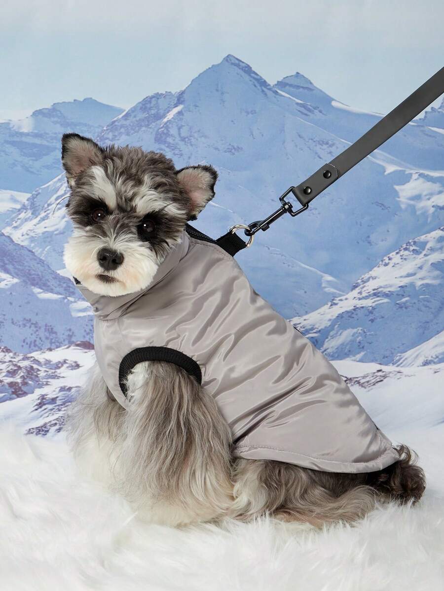 PETSIN Grey Waterproof Thick Pet Vest, Suitable As A Gift For Pet Lovers