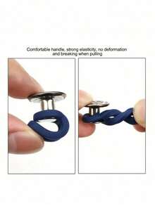 6Pcs Pants Waist Extension Buckles, Jeans Waist Adjustable Tower Buckles, No-Sew Buttons, Stretch Waist Extension Buckles, Waist Enlargement Buckles, Pants Waist Extension Buckles, Jeans Buckles, Adjustable Buttons, Jeans Wear, Retro Elements Waist Extension Buckles, Bohemian Style, Handmade Crafts, Sewing Accessories - Multicolor - View 3