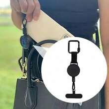 1/3PCS New In 2025 Adjustable Anti-Theft Phone Lanyard With Pull-Out Device, Durable Polyester Fiber, Secure Buckle For Outdoor Sports And Hiking, Outdoor Gear | Adjustable Lanyard | Durable Lanyard, Phone Lanyard/Good Products Sharing! - Black - View 9
