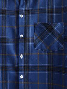 Manfinity Homme Áo sơ mi nam dài tay kẻ caro cài một hàng khuy, kiểu dáng thường ngày/công sở, áo sơ mi nam vải flannel xanh dương, áo sơ mi kẻ caro xanh dương thiết kế độc đáo, phù hợp cho phong cách cổ điển, thường ngày, cuối tuần, hoạt động ngoài trời, du lịch, môi trường làm việc thoải mái hoặc các dịp bán trang trọng, quà tặng cho bạn trai/chồng, quà kỷ niệm/sinh nhật, tiệc tùng, kỳ nghỉ hè, trang phục đi biển, đám cưới kiểu Hawaii, mùa xuân đến hè. - Nhiều màu - Xem 5